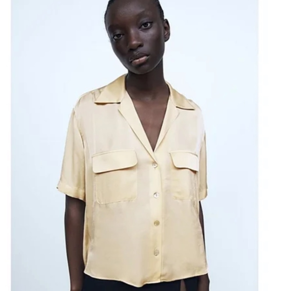 Zara Satin Top